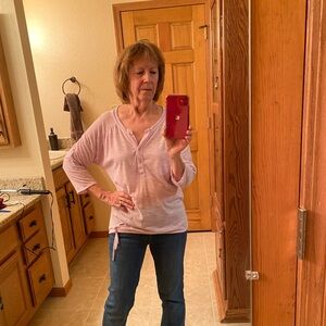 10/10$ bundle offer. New York & Company lilac purple 3/4 Sleeve Buttoned Blouse